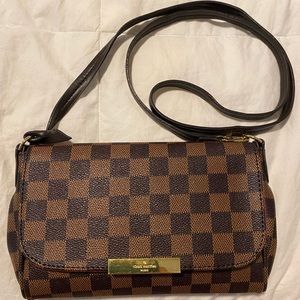 Louis Vuitton favorite crossbody bag damier ebene
